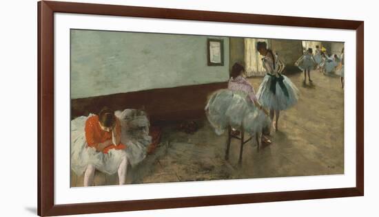 The Dance Lesson, c. 1879-Edgar Degas-Framed Giclee Print