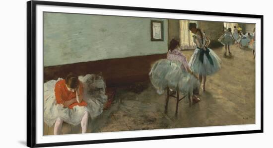 The Dance Lesson, c. 1879-Edgar Degas-Framed Giclee Print