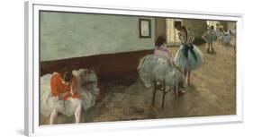 The Dance Lesson, c. 1879-Edgar Degas-Framed Giclee Print