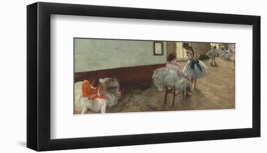 The Dance Lesson, c. 1879-Edgar Degas-Framed Art Print