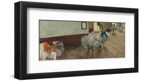 The Dance Lesson, c. 1879-Edgar Degas-Framed Art Print