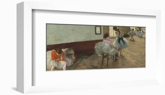 The Dance Lesson, c. 1879-Edgar Degas-Framed Art Print