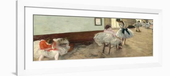 The Dance Lesson, C.1879-Edgar Degas-Framed Giclee Print