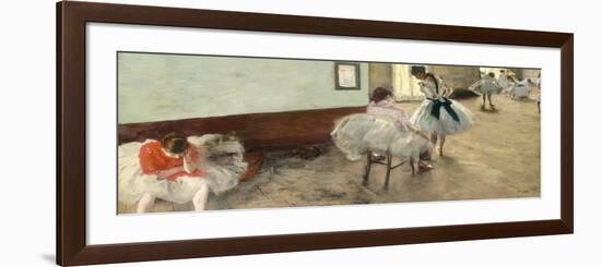 The Dance Lesson, C.1879-Edgar Degas-Framed Giclee Print