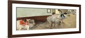 The Dance Lesson, C.1879-Edgar Degas-Framed Giclee Print