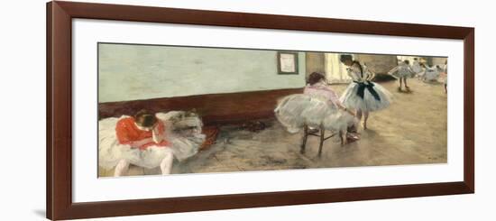 The Dance Lesson, C.1879-Edgar Degas-Framed Giclee Print