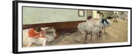 The Dance Lesson, C.1879-Edgar Degas-Framed Giclee Print