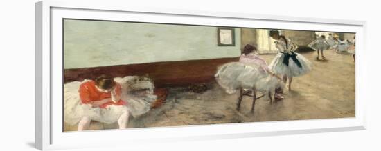 The Dance Lesson, C.1879-Edgar Degas-Framed Giclee Print