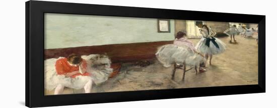 The Dance Lesson, C.1879-Edgar Degas-Framed Giclee Print