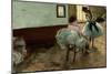 The Dance Lesson. Dated: c. 1879. Dimensions: overall: 38 x 88 cm (14 15/16 x 34 5/8 in.) frame...-Edgar Degas-Mounted Poster