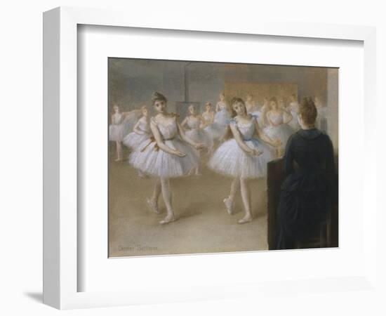 The Dance Lesson-Pierre Carrier-belleuse-Framed Giclee Print