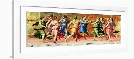 The Dance of Apollo with the Muses-Baldassare Peruzzi-Framed Giclee Print