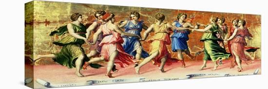 The Dance of Apollo with the Muses-Baldassare Peruzzi-Stretched Canvas