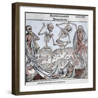 The Dance of Death (1493) by Michael Wolgemut, from the Liber Chronicarum by Hartmann Schedel-Prisma Archivo-Framed Photographic Print