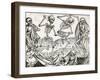 The Dance of Death (1493) by Michael Wolgemut, from the Liber Chronicarum by Hartmann Schedel.-Tarker-Framed Giclee Print