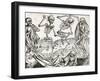 The Dance of Death (1493) by Michael Wolgemut, from the Liber Chronicarum by Hartmann Schedel.-Tarker-Framed Giclee Print