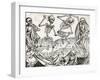 The Dance of Death (1493) by Michael Wolgemut, from the Liber Chronicarum by Hartmann Schedel.-Tarker-Framed Giclee Print