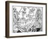 The Dance of Death, Allegorical Artwork-Science Photo Library-Framed Photographic Print