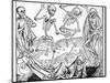 The Dance of Death, Allegorical Artwork-Science Photo Library-Mounted Photographic Print