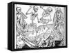 The Dance of Death, Allegorical Artwork-Science Photo Library-Framed Stretched Canvas