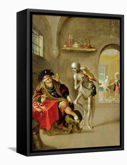 The Dance of Death-Frans Francken the Younger-Framed Stretched Canvas