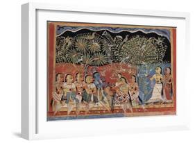 The Dance of Krishna-null-Framed Art Print