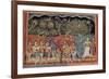 The Dance of Krishna-null-Framed Premium Giclee Print