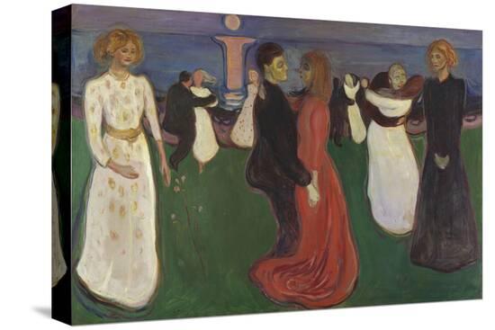 The Dance Of Life-Edvard Munch-Stretched Canvas