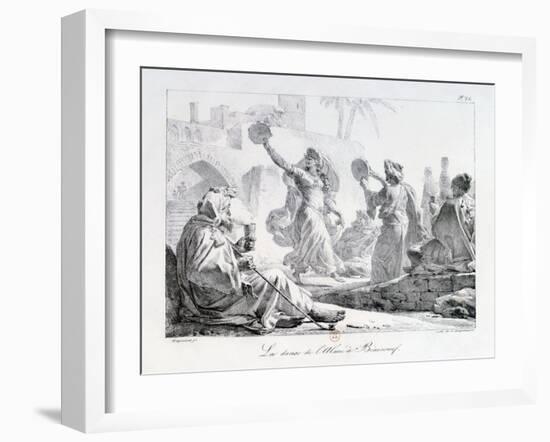 The Dance of the Alme, Beni Souef, Egypt, 1819-G Engelmann-Framed Giclee Print