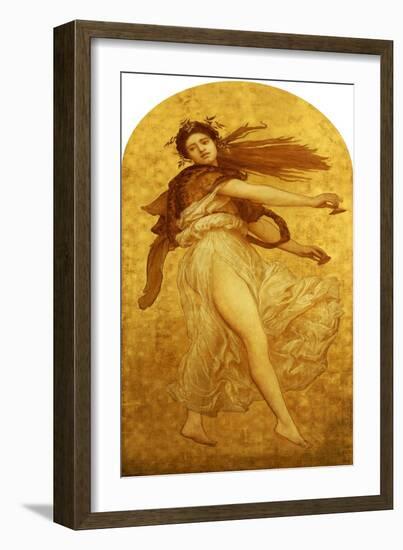 The Dance of the Cymbalists-Frederick Leighton-Framed Giclee Print