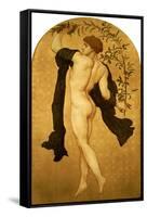 The Dance of the Cymbalists-Frederick Leighton-Framed Stretched Canvas