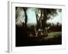 The Dance of the Nymphs (Une Matinee)-Jean-Baptiste-Camille Corot-Framed Giclee Print