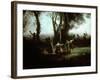 The Dance of the Nymphs (Une Matinee)-Jean-Baptiste-Camille Corot-Framed Giclee Print