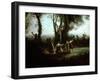 The Dance of the Nymphs (Une Matinee)-Jean-Baptiste-Camille Corot-Framed Giclee Print