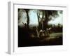 The Dance of the Nymphs (Une Matinee)-Jean-Baptiste-Camille Corot-Framed Giclee Print