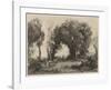 The Dance of the Nymphs-Jean-Baptiste-Camille Corot-Framed Premium Giclee Print