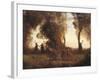 The Dance of the Nymphs-Jean-Baptiste-Camille Corot-Framed Giclee Print