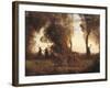 The Dance of the Nymphs-Jean-Baptiste-Camille Corot-Framed Giclee Print