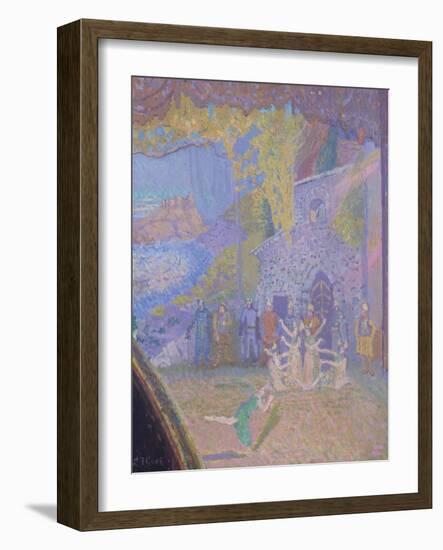 The Dance of the Spirit of Ireland, the Alhambra Music Hall-Spencer Frederick Gore-Framed Giclee Print