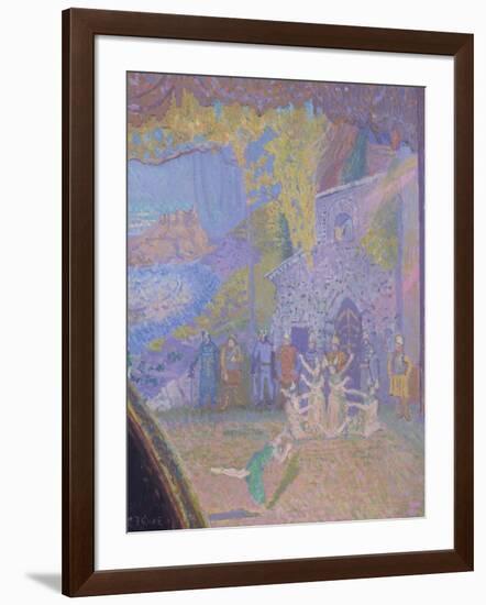 The Dance of the Spirit of Ireland, the Alhambra Music Hall-Spencer Frederick Gore-Framed Giclee Print