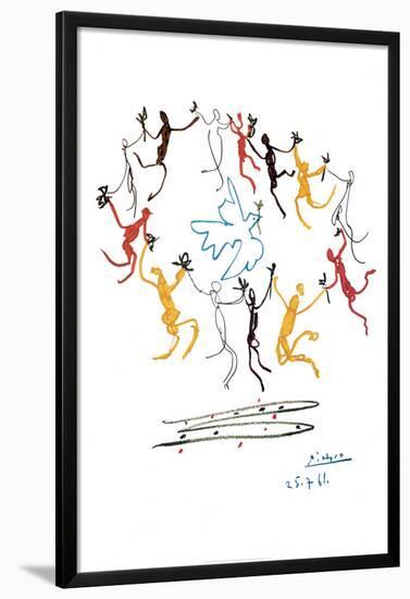 The Dance Of Youth-Pablo Picasso-Lamina Framed Poster