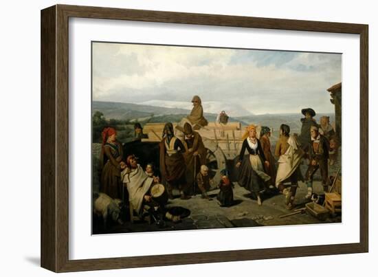 The Dance (The Cart), 1866-Valeriano Dominguez Becquer-Framed Giclee Print