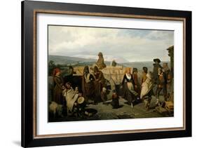 The Dance (The Cart), 1866-Valeriano Dominguez Becquer-Framed Giclee Print