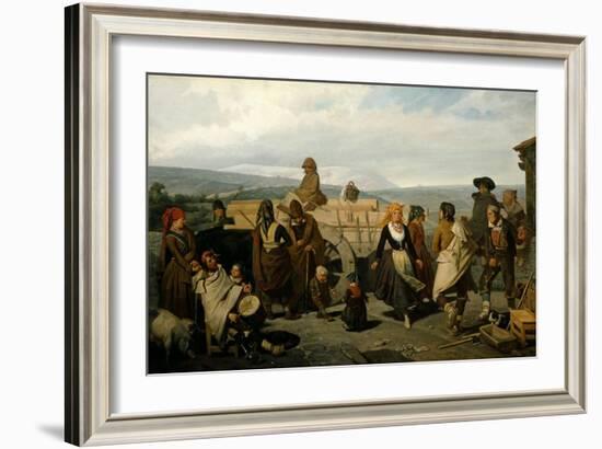 The Dance (The Cart), 1866-Valeriano Dominguez Becquer-Framed Giclee Print