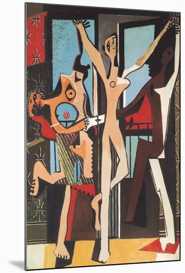 The Dance-Pablo Picasso-Mounted Art Print