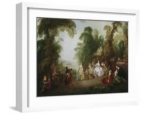 The Dance-Jean-Baptiste Pater-Framed Giclee Print