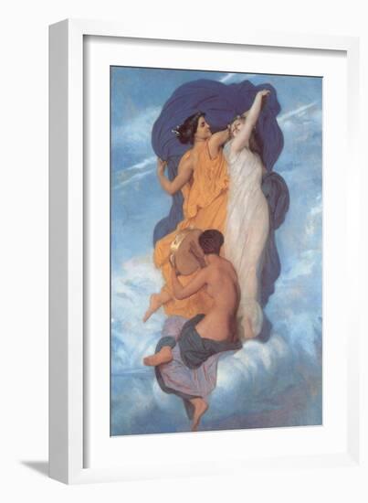 The Dance-William Adolphe Bouguereau-Framed Art Print