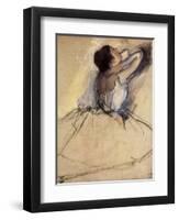 The Dancer, 1874-Edgar Degas-Framed Premium Giclee Print