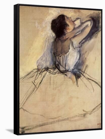 The Dancer, 1874-Edgar Degas-Framed Stretched Canvas