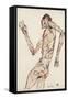 The Dancer, 1913-Egon Schiele-Framed Stretched Canvas